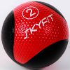 SkyFit SF-MB2k, Медицинский мяч 2 кг (чёрно-красный)